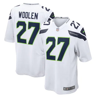 mens nike tariq woolen white seattle seahawks game player j